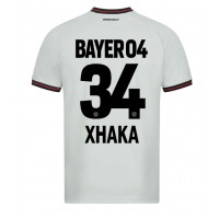 Fotbalové Dres Bayer Leverkusen Granit Xhaka #34 Venkovní 2023-24 Krátký Rukáv